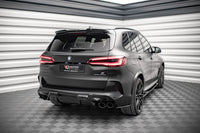 Maxton Design insertii laterale pentru bara spate BMW X5 G05 (dupa 2018), lac negru