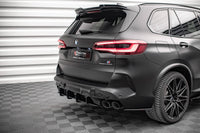 Maxton Design insertii laterale pentru bara spate BMW X5 G05 (dupa 2018), lac negru
