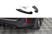 Spoilere laterale difuser Maxton Design pentru bara spate BMW X5M F15 (2014-2018), lac negru