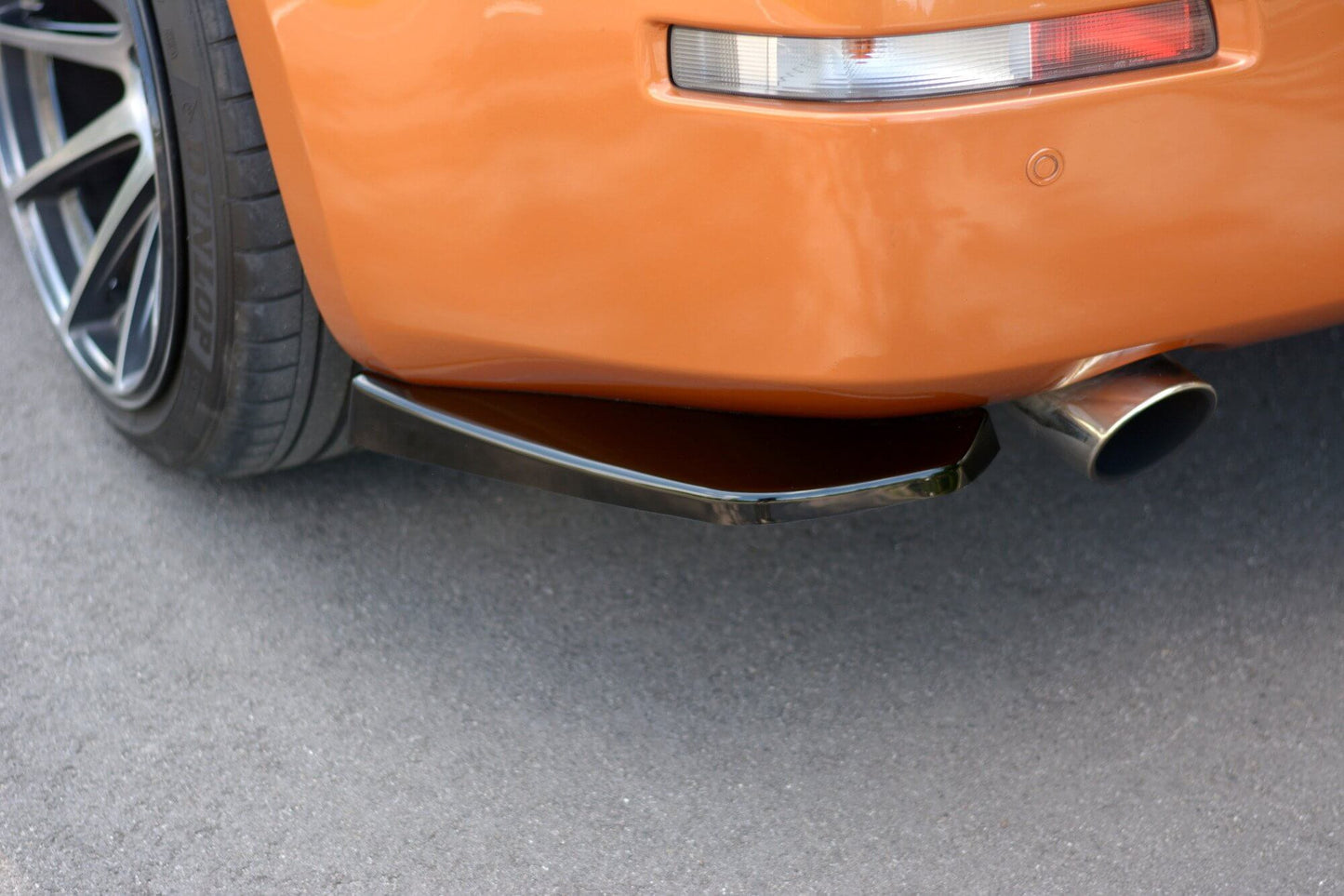 Maxton Design praguri laterale pentru bara spate Nissan 350Z (2003-2006), lac negru