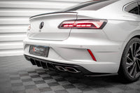 Maxton Design insertii laterale pentru bara spate Volkswagen Arteon R dupa 2020, lac negru