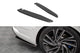 Insertii laterale Maxton Design pentru bara spate Volkswagen Arteon R dupa 2020, negru mat