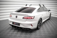 Insertii laterale Maxton Design pentru bara spate Volkswagen Arteon R dupa 2020, negru mat