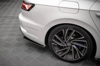Insertii laterale Maxton Design pentru bara spate Volkswagen Arteon R dupa 2020, negru mat