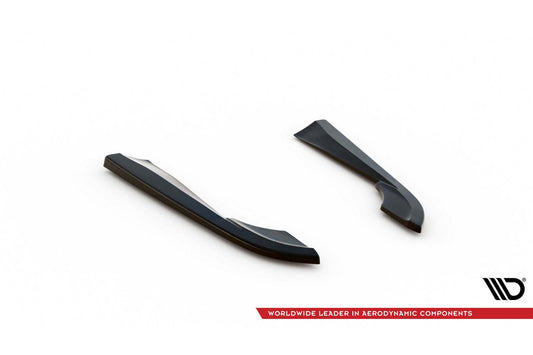 Extensii laterale Maxton Design pentru bara spate Volvo V90 Mk2 (2016-2020), lac negru