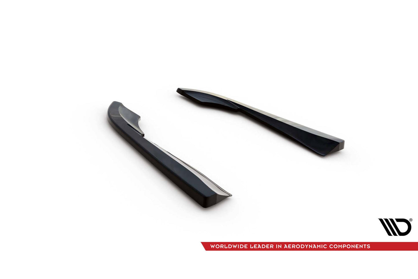 Extensii laterale Maxton Design pentru bara spate Volvo V90 Mk2 (2016-2020), lac negru