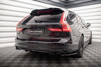 Extensii laterale Maxton Design pentru bara spate Volvo V90 Mk2 (2016-2020), lac negru