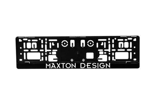 Suport numar de inmatriculare cu logo Maxton Design