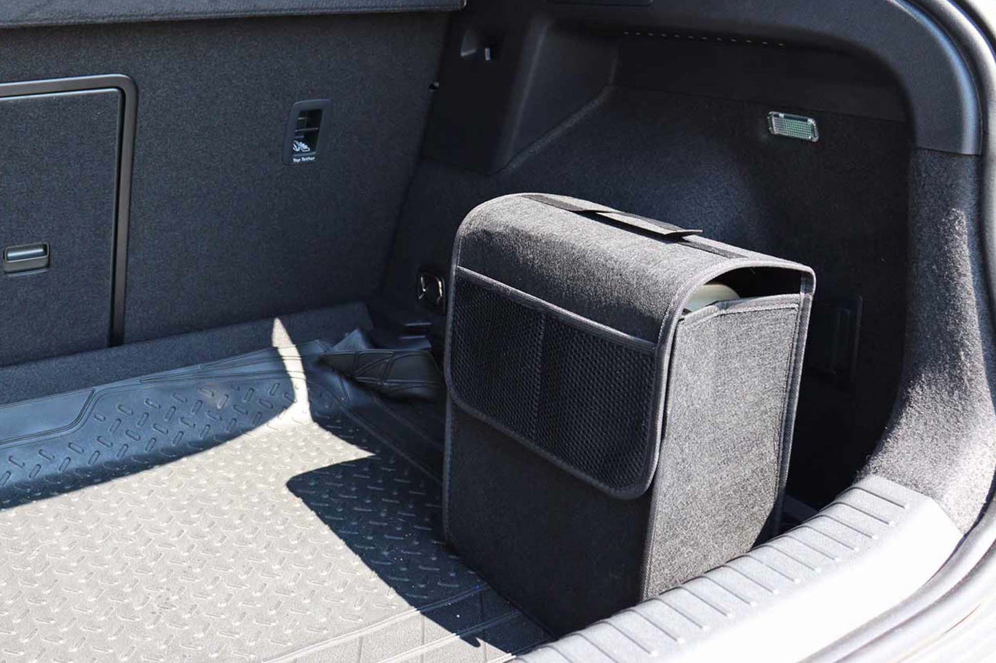 Organizator textil Amio pentru portbagaj, 26x14x32 cm, culoare grafit