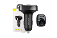 Baseus transmițător cu 2 porturi USB și 1 slot Micro SD, 17W, Bluetooth 4.2