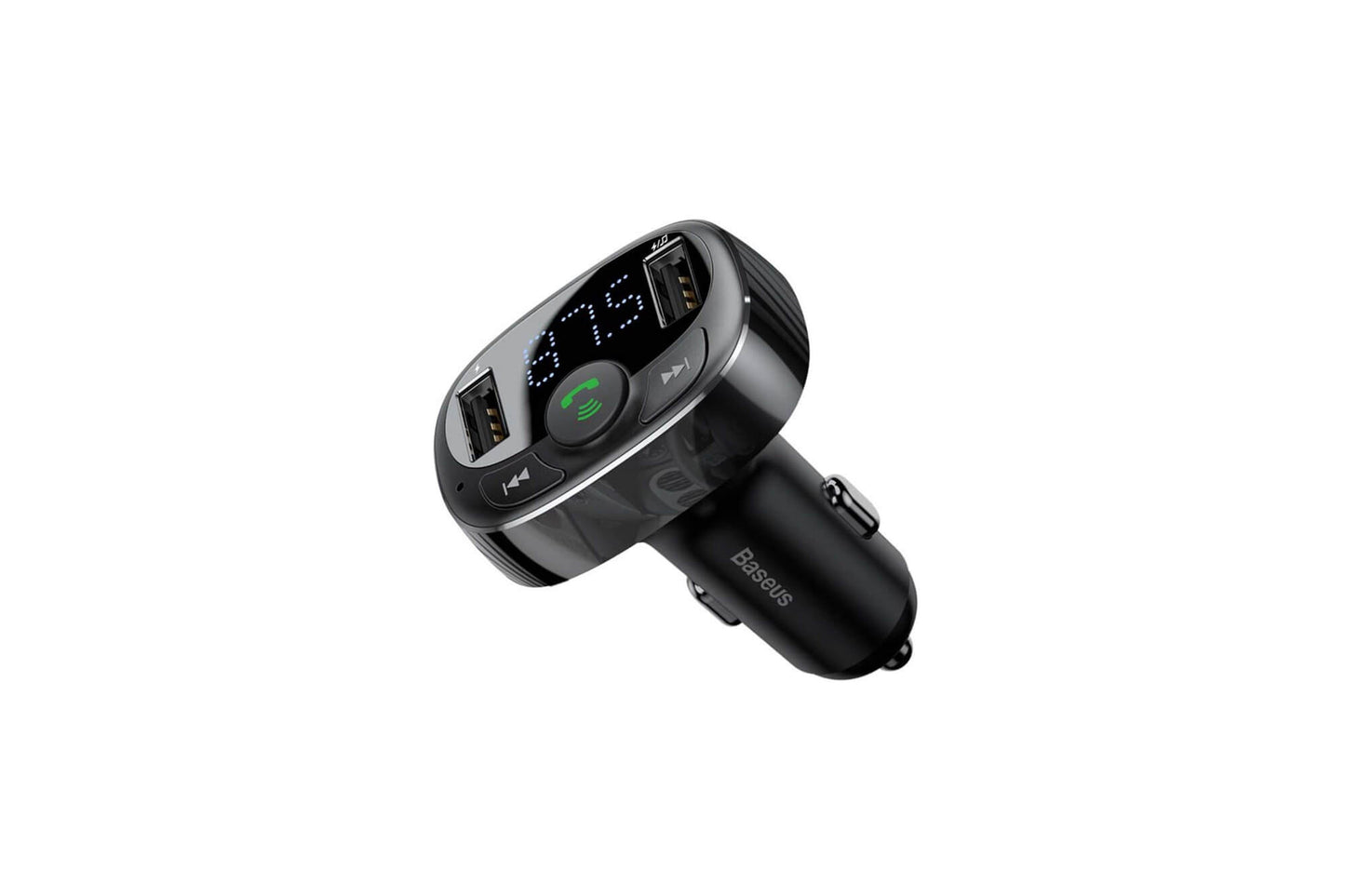 Baseus transmițător cu 2 porturi USB și 1 slot Micro SD, 17W, Bluetooth 4.2