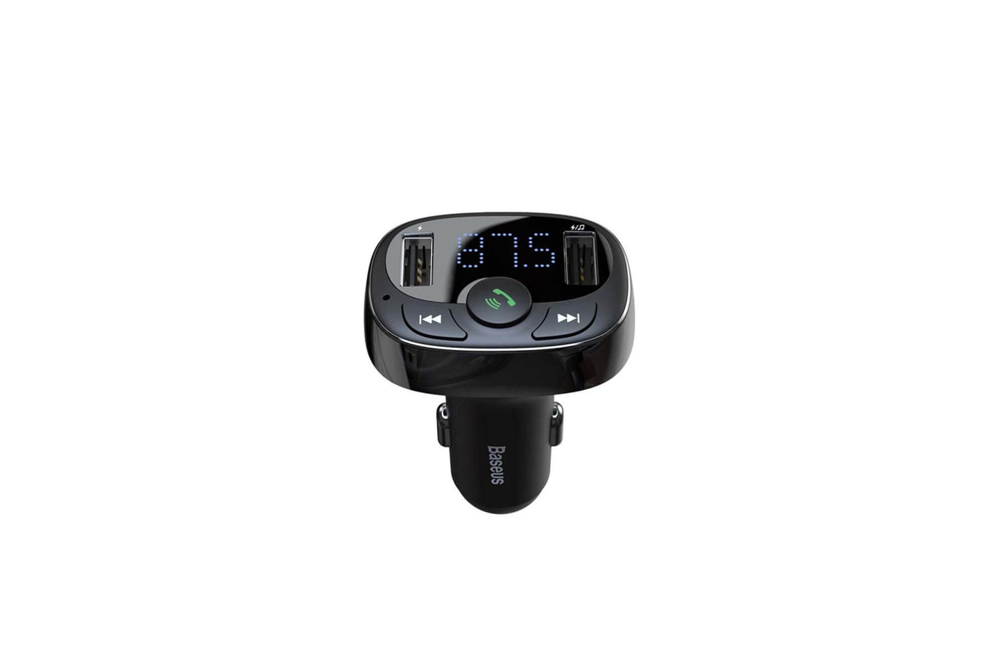 Baseus transmițător cu 2 porturi USB și 1 slot Micro SD, 17W, Bluetooth 4.2
