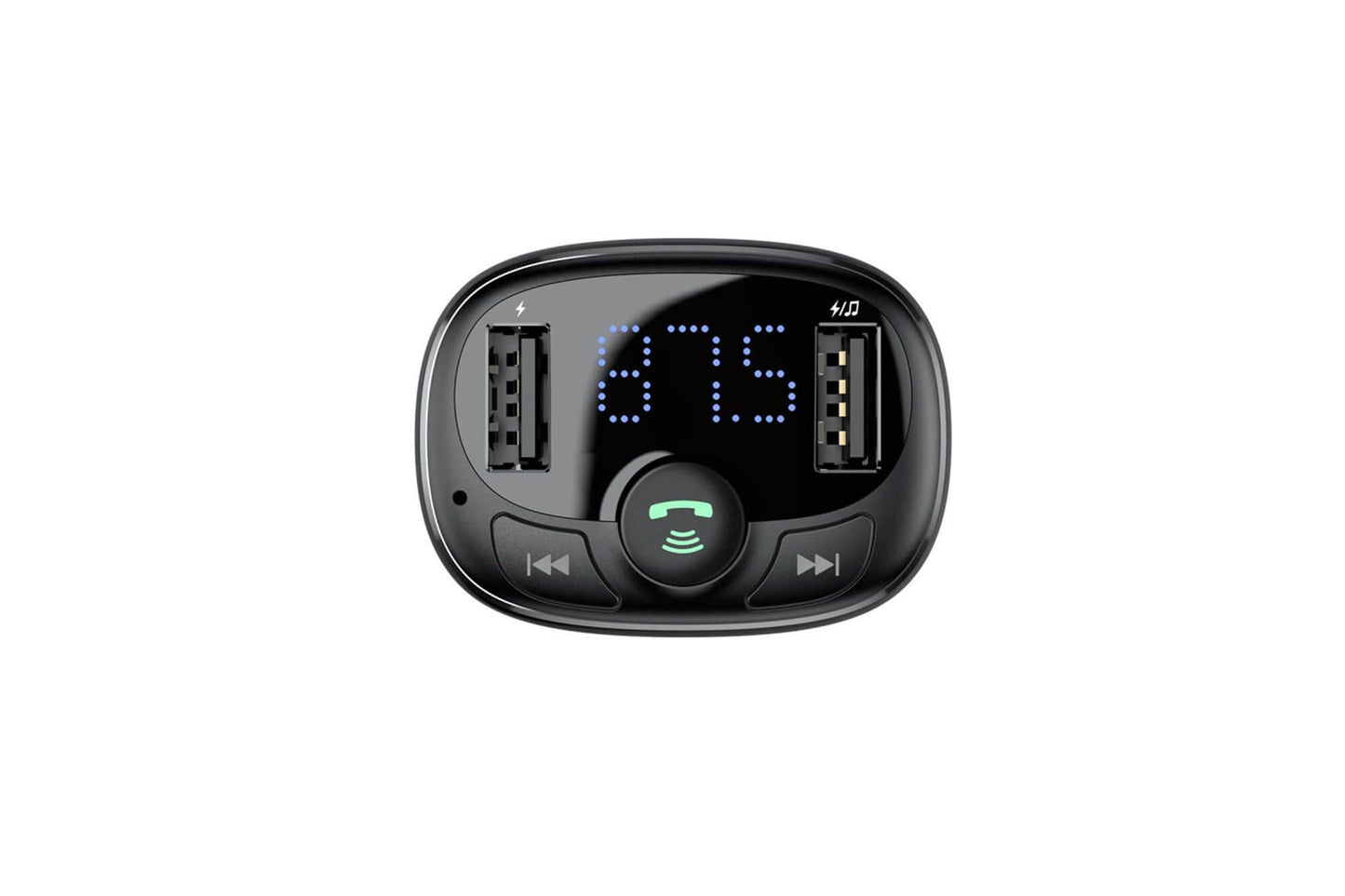 Baseus transmițător cu 2 porturi USB și 1 slot Micro SD, 17W, Bluetooth 4.2