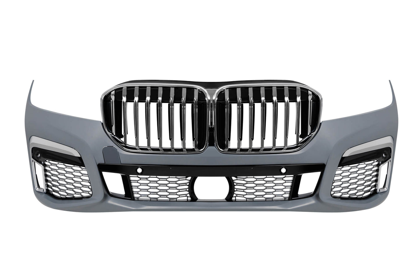 Pachet tuning Facelift compatibil cu BMW Seria 7 G12 (2016-2018) cu ampatament lung și elemente cromate