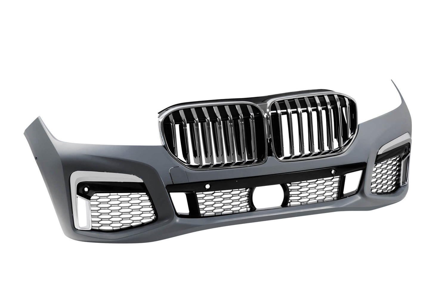Pachet tuning Facelift compatibil cu BMW Seria 7 G12 (2016-2018) cu ampatament lung și elemente cromate