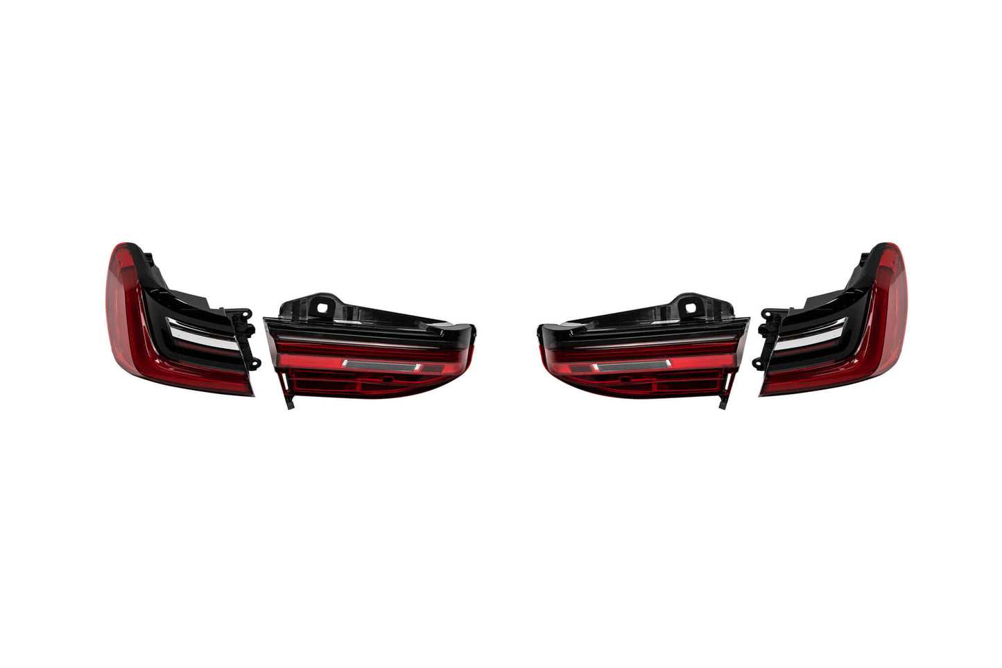 Pachet tuning Facelift compatibil cu BMW Seria 7 G12 (2016-2018) cu ampatament lung și elemente cromate