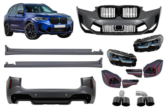 Pachet tuning LCI compatibil cu BMW X3 G01 (2017-2021)