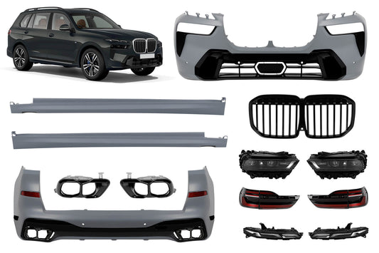 Pachet tuning LCI compatibil cu BMW X7 G07 (2019-2022)
