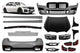 LCI tuning package compatible with BMW 7 Series G12 long wheelbase (2016-2018), with glossy black elements