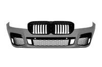 LCI tuning package compatible with BMW 7 Series G12 long wheelbase (2016-2018), with glossy black elements
