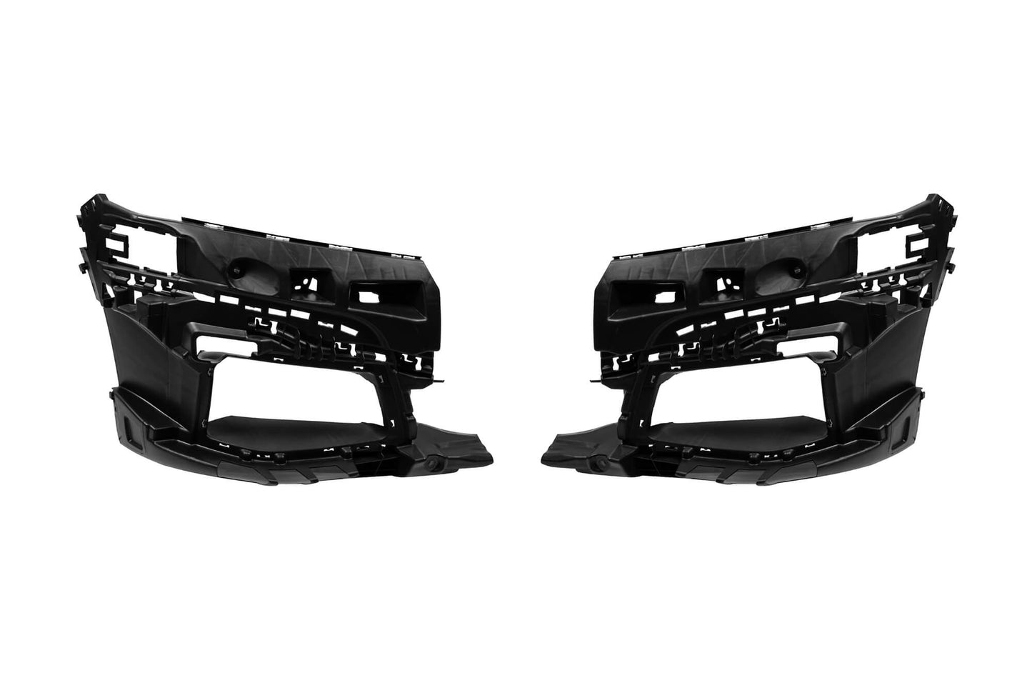 LCI tuning package compatible with BMW 7 Series G12 long wheelbase (2016-2018), with glossy black elements