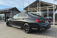 LCI tuning package compatible with BMW 7 Series G12 long wheelbase (2016-2018), with glossy black elements