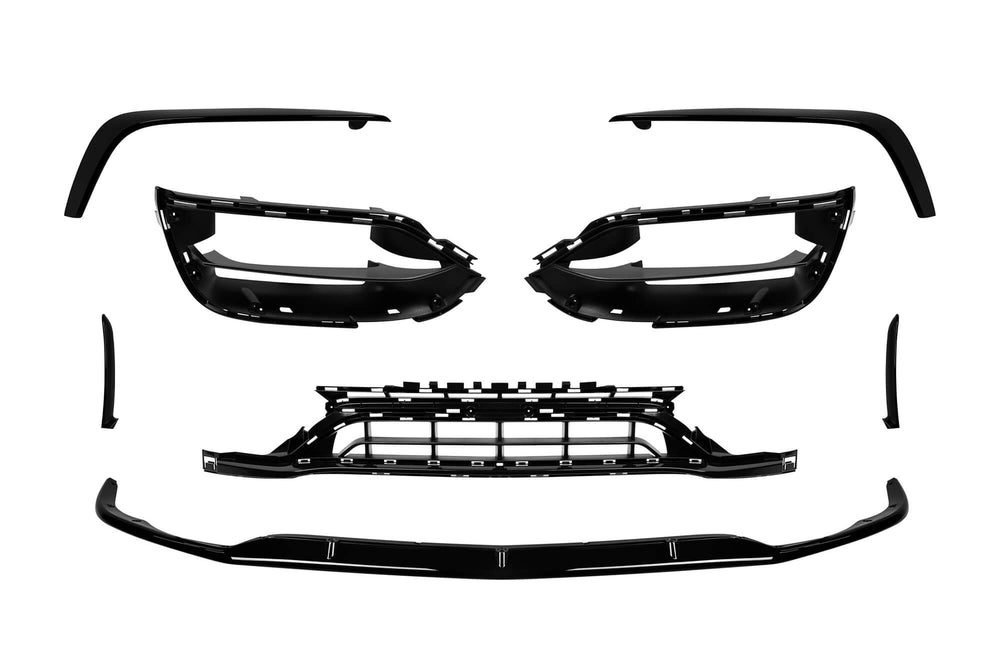 Tuning Accessories compatible with 63 type front bumper for Mercedes C-Class W205 sedan, S205 estate (2019-2020)