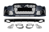 Tuning package compatible with Audi A6 C7 sedan, estate (2011–2015) for models with standard rear bumper