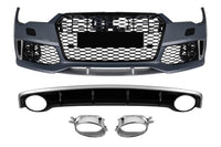 Pachet tuning compatibil cu Audi A7 (2015-2017) pentru modelul echipat cu bară spate S-line