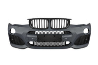 Tuning package compatible with BMW X3 F25 (2014-2017) with double diffuser, compatible with dual exhaust