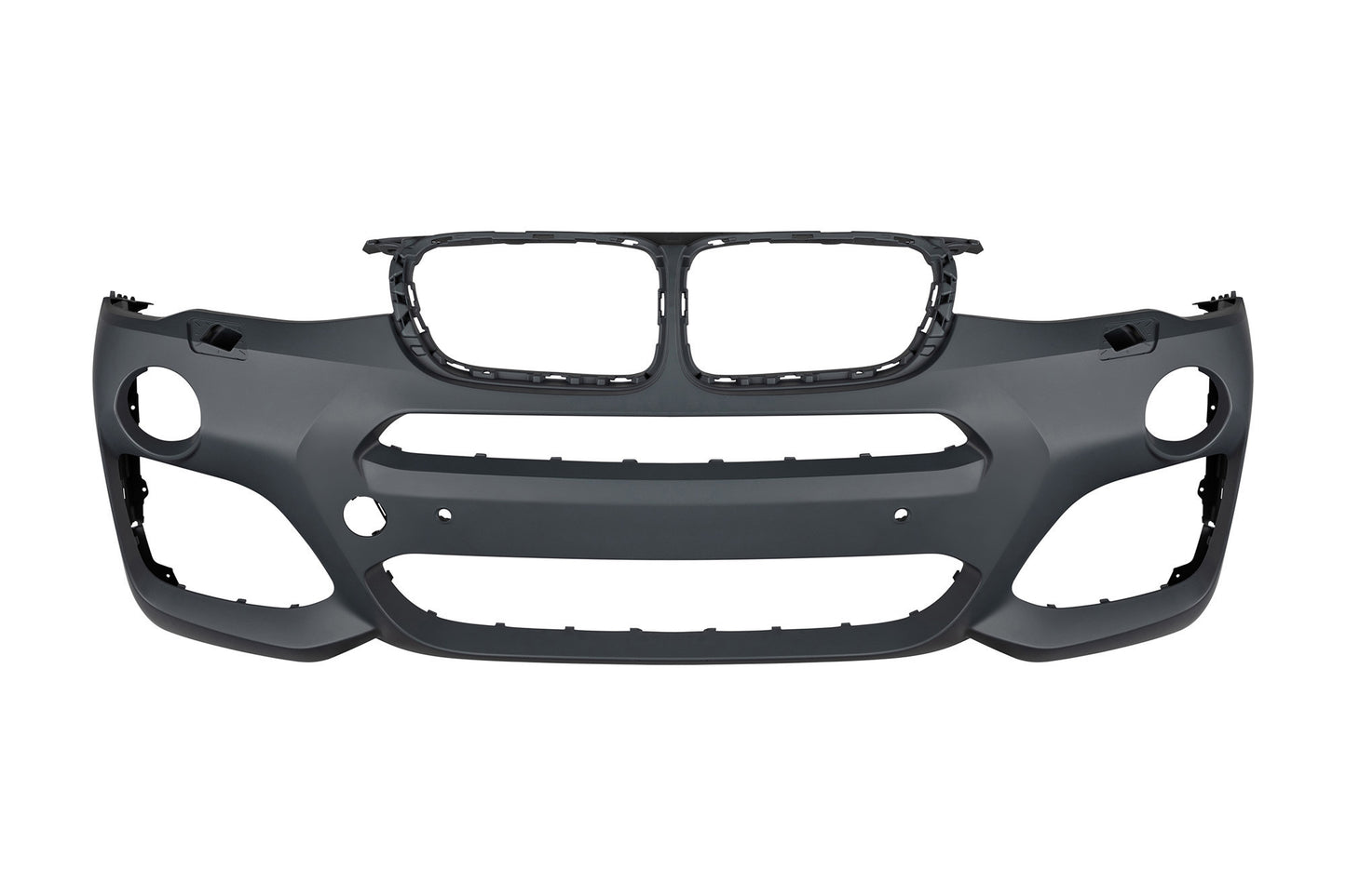 Tuning package compatible with BMW X3 F25 (2014-2017) with double diffuser, compatible with dual exhaust