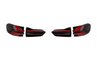 Pachet tuning compatibil cu BMW X5 G05 (2018-2022) convertit in X5M LCI dupa 2023, cu faruri si stopuri