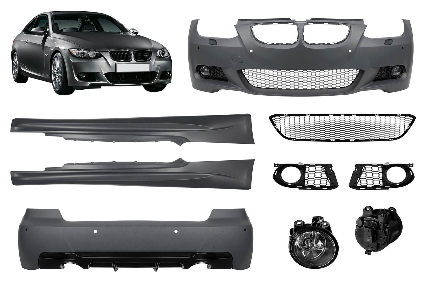 Tuning package compatible with BMW 3 Series E92 Coupe (2006–2009)