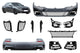 Tuning package compatible with BMW 3 Series G20 sedan (after 2019) with PDC, without ACC, without halogen, without side skirts