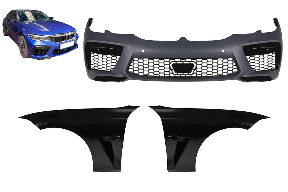Tuning pack compatible with BMW 3 Series G20 Sedan, G31 Touring (after 2019), with PDC, without sprinklers, without halogen