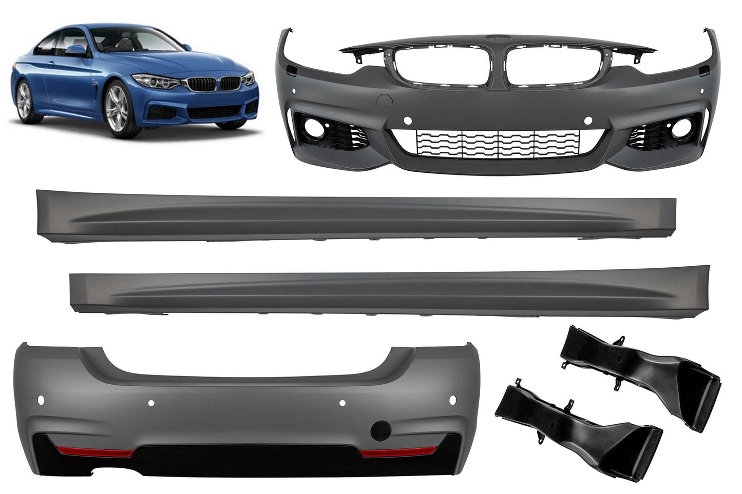 Pachet tuning compatibil cu BMW Seria 4 F32, F33 (2013-2019)