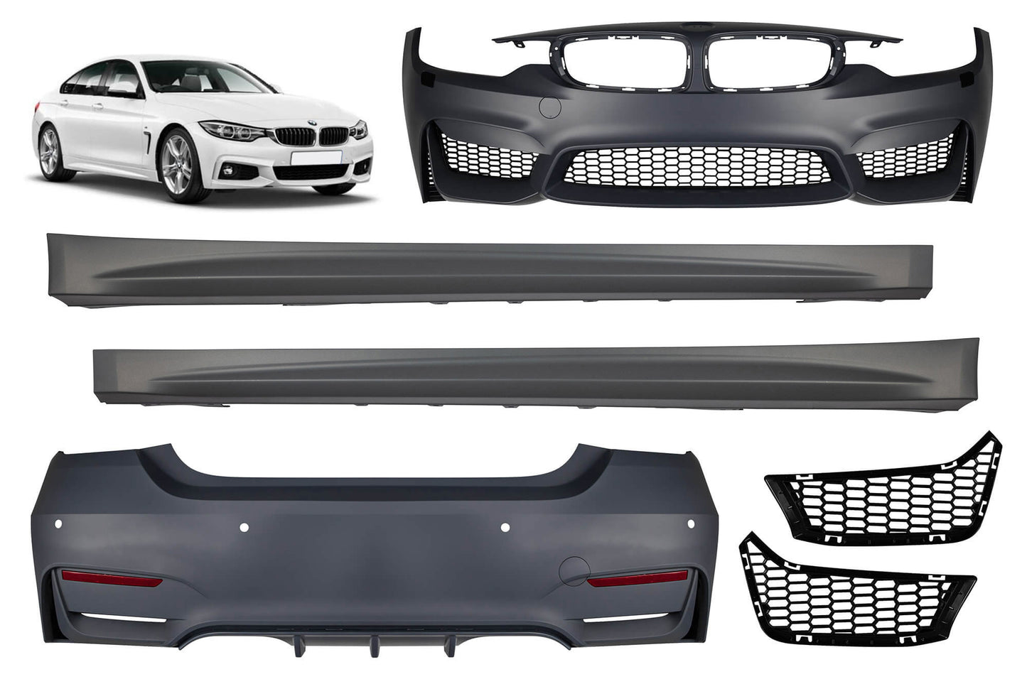 Pachet tuning compatibil cu BMW Seria 4 F36 Gran Coupe (2013–2020)