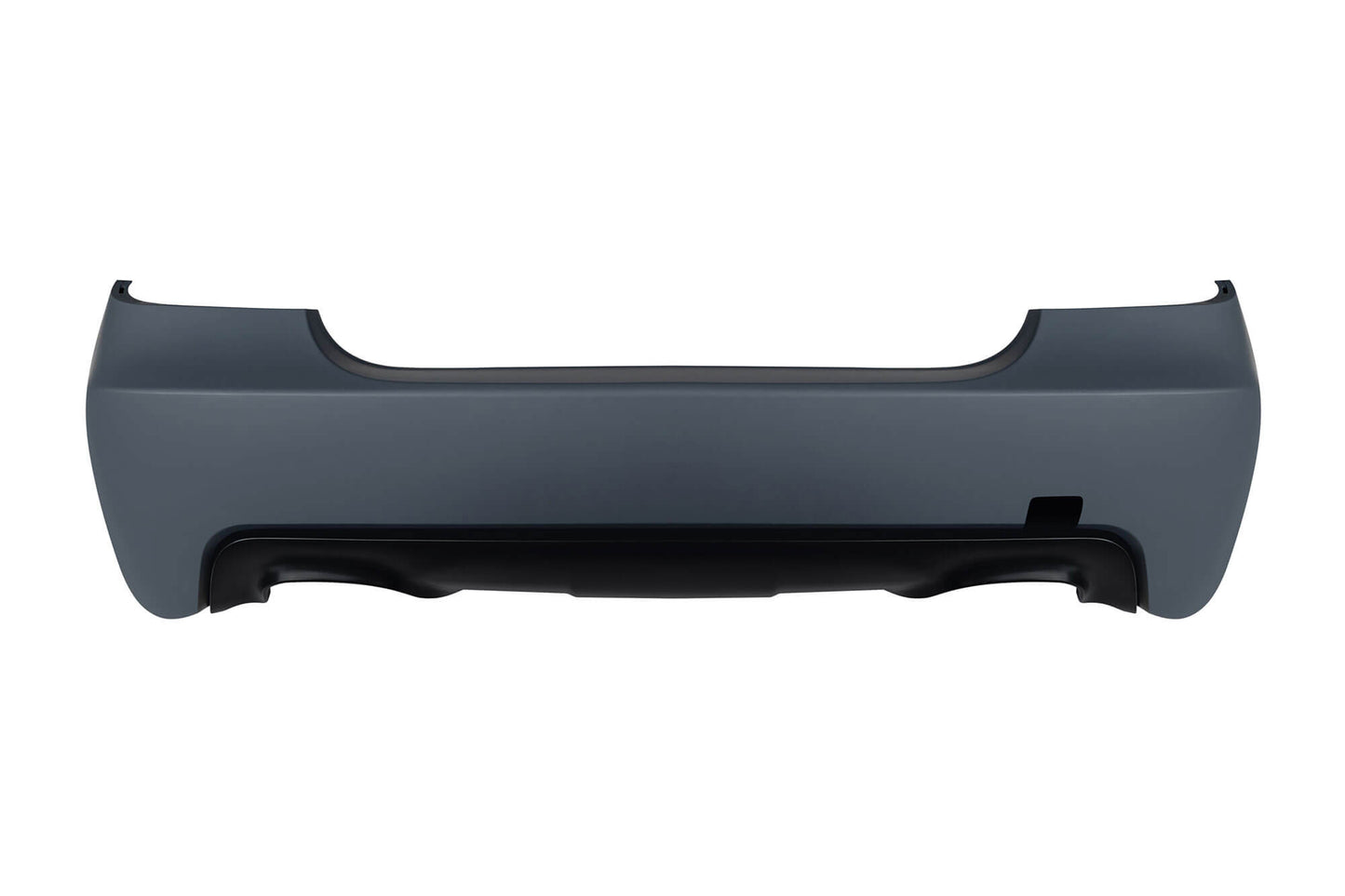 Pachet tuning compatibil cu BMW Seria 5 E60 (2003–2010) fara PDC, fara halogene, cu difuser dublu compatibil cu evacuare dubla