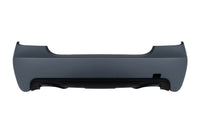 Pachet tuning compatibil cu BMW Seria 5 E60 (2003–2010) fara PDC, fara halogene, cu difuser dublu compatibil cu evacuare dubla