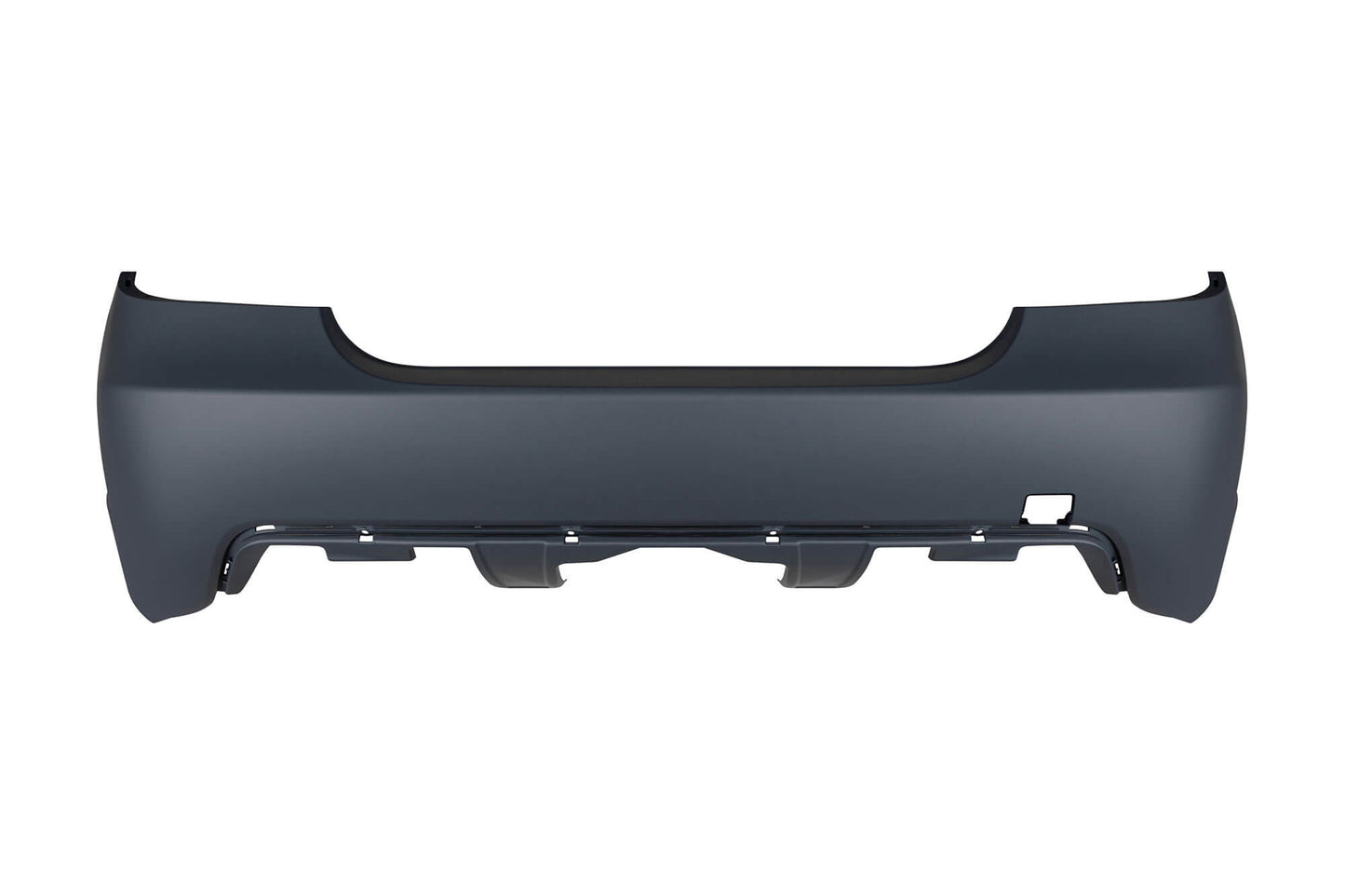 Pachet tuning compatibil cu BMW Seria 5 E60 (2003–2010) fara PDC, fara halogene, cu difuser dublu compatibil cu evacuare dubla