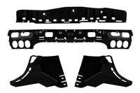 Pachet tuning compatibil cu BMW Seria 5 E60 (2003–2010) fara PDC, fara halogene, cu difuser dublu compatibil cu evacuare dubla