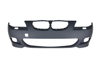 Pachet tuning compatibil cu BMW Seria 5 E60 (2003–2010) fara PDC, fara halogene, cu difuser dublu compatibil cu evacuare dubla