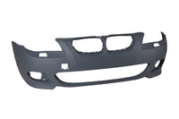 Pachet tuning compatibil cu BMW Seria 5 E60 (2003–2010) fara PDC, fara halogene, cu difuser dublu compatibil cu evacuare dubla