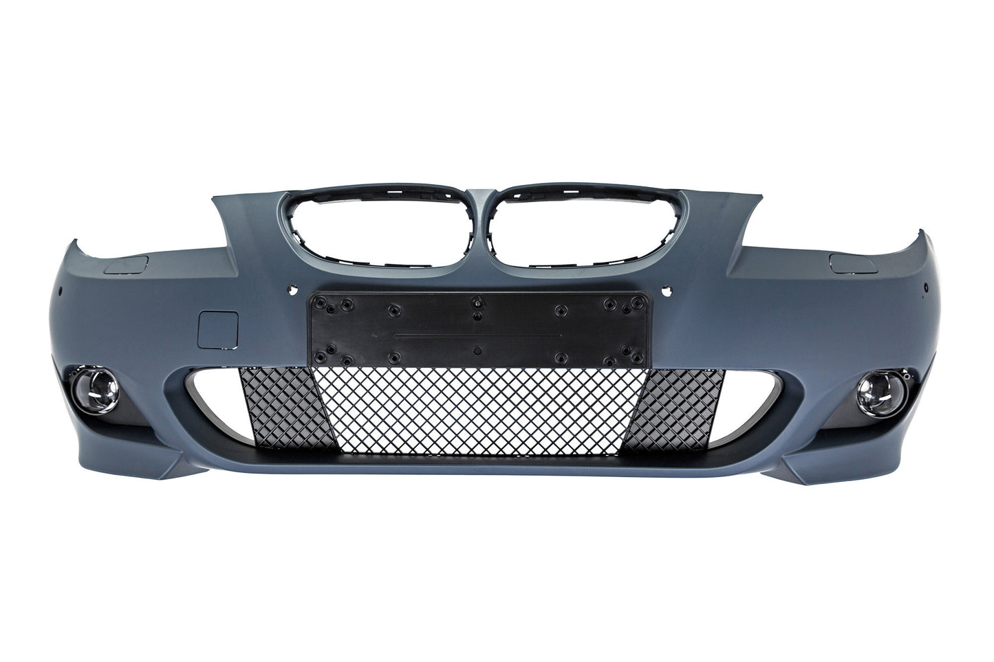 Pachet de tuning compatibil cu BMW Seria 5 E60 sedan (2007-2010), cu PDC, cu faruri cu halogen, cu difuzor unic compatibil cu evacuare dublă