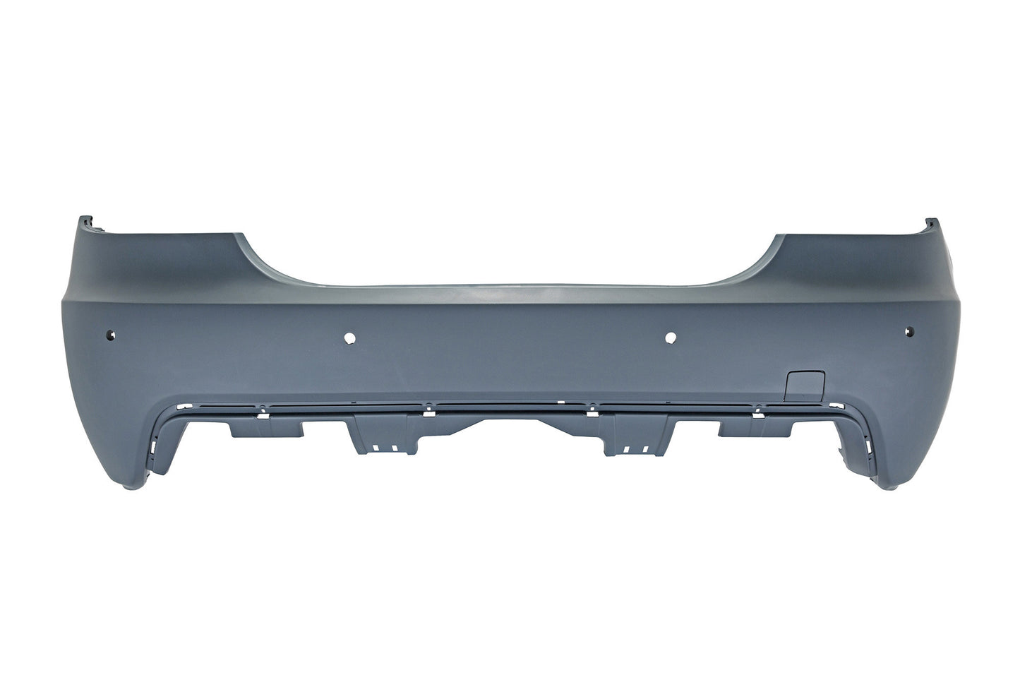 Pachet de tuning compatibil cu BMW Seria 5 E60 sedan (2007-2010), cu PDC, cu faruri cu halogen, cu difuzor unic compatibil cu evacuare dublă