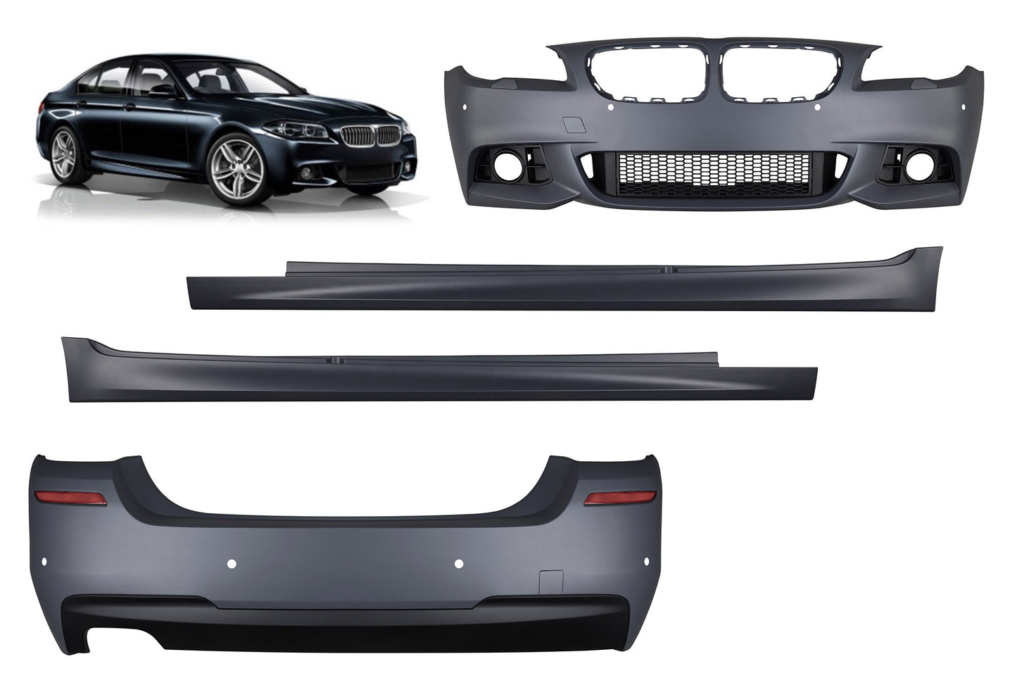 Tuning package compatible with BMW 5 Series F10 sedan (2014–2016)