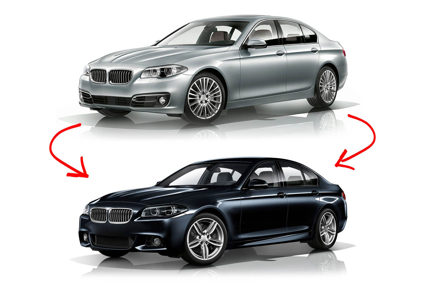 Tuning kit compatibil cu BMW Seria 5 F10 sedan (2014-2016) fara halogen