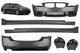 Tuning Pack compatible with BMW 5 Series F11 Touring (2010-2013) with halogen