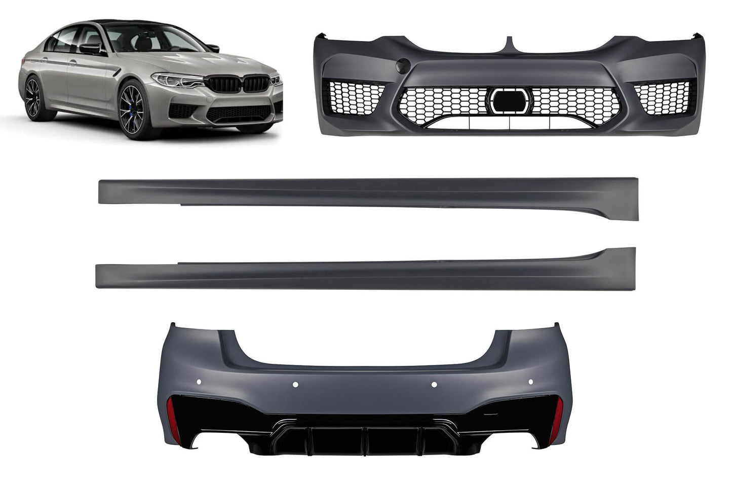 Pachet tuning compatibil cu BMW Seria 5 G30 (2018–2020)