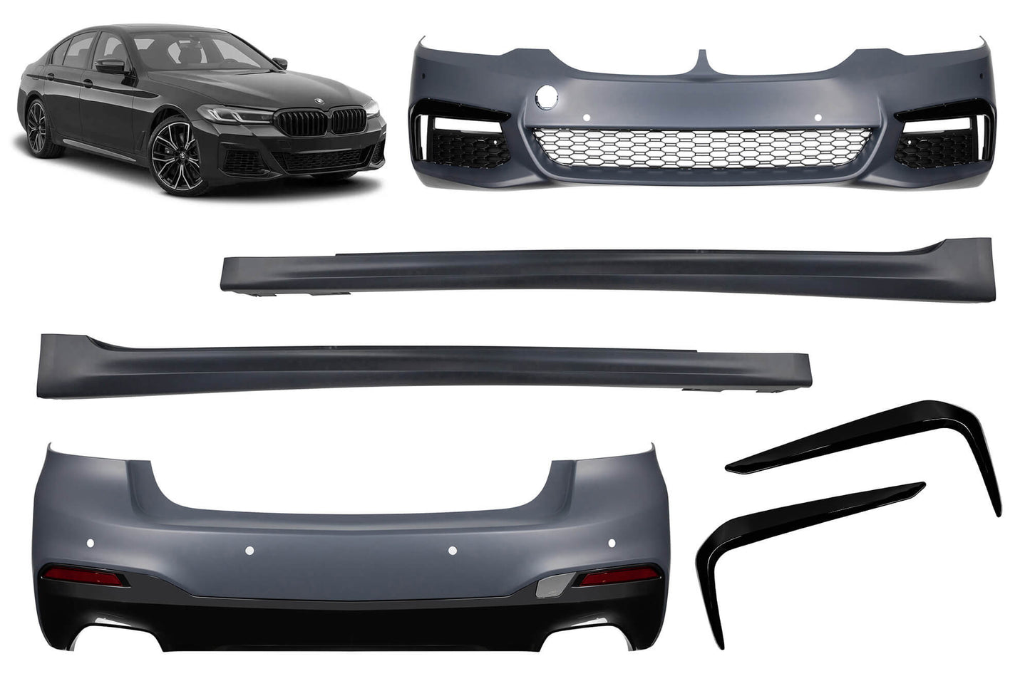 Tuning package compatible with BMW 5 Series G30 sedan (2017-2020)